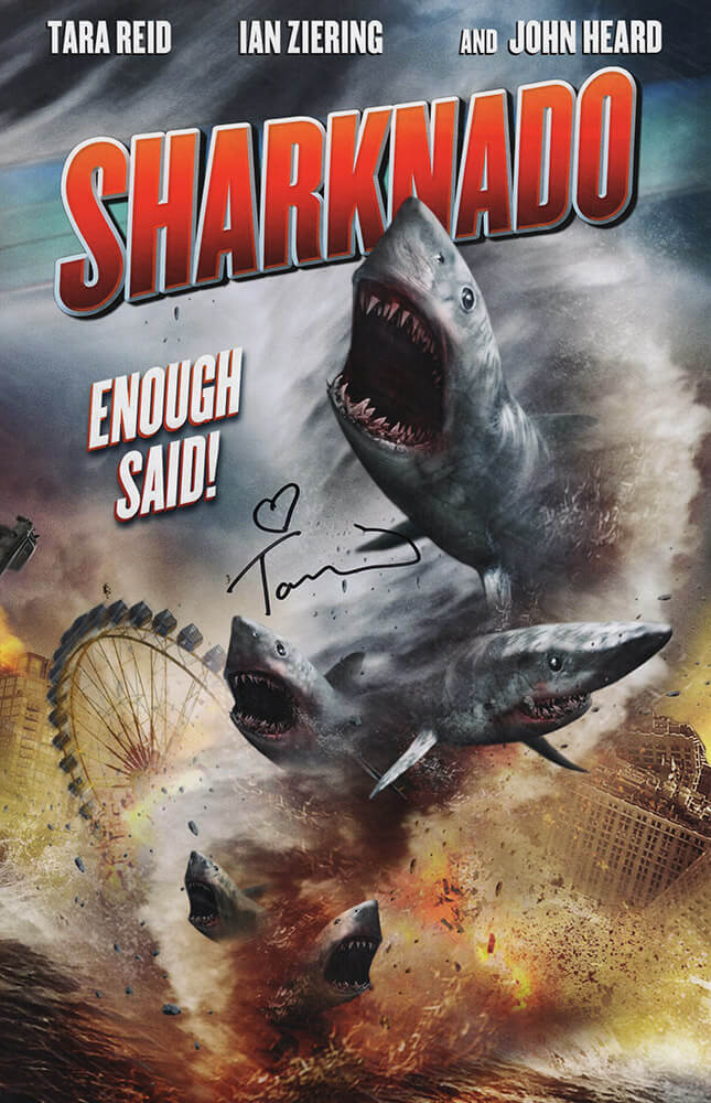 Tara Reid Autographed Sharknado 11x17 Movie Poster-Powers Sports Memorabilia