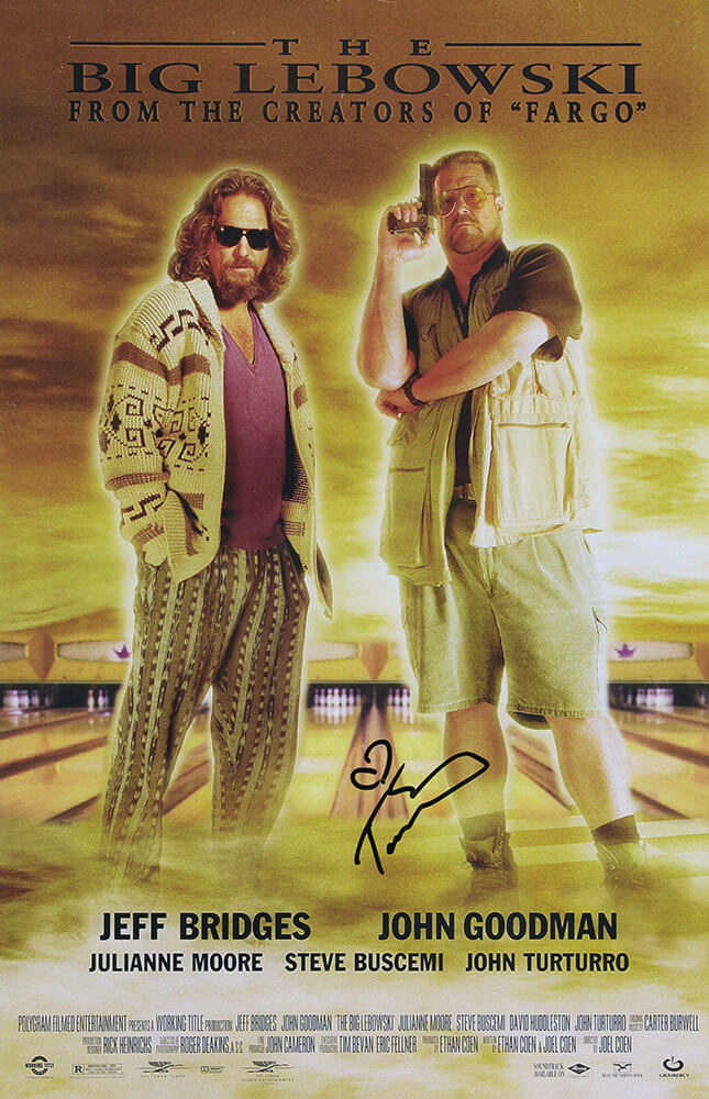 Tara Reid Autographed The Big Lebowski 11x17 Movie Poster-Powers Sports Memorabilia
