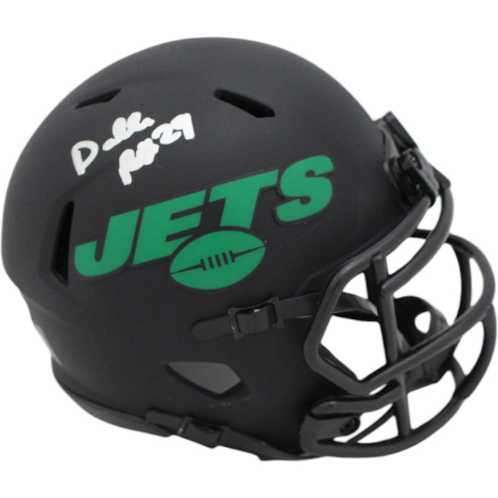 Darrelle Revis Signed New York Jets Eclipse Mini Helmet – Beckett Authenticated-Powers Sports Memorabilia