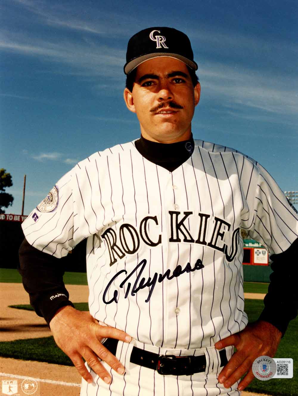 Armando Reynoso Colorado Rockies Signed 8x10 Photo - Beckett Beckett - 50403-Powers Sports Memorabilia