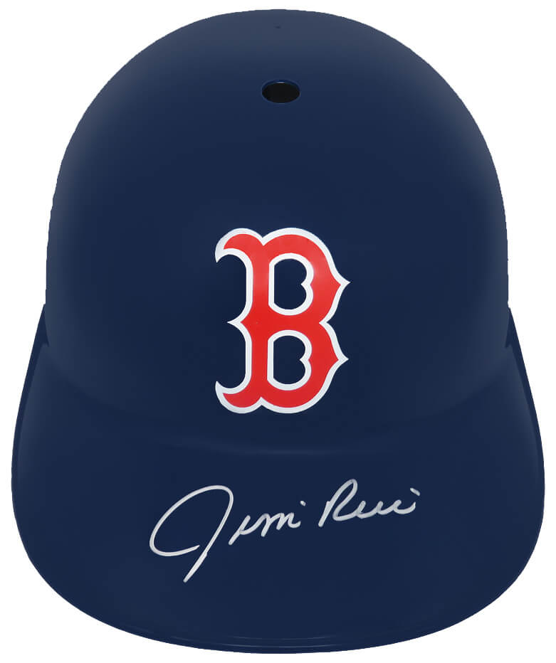 Jim Rice Boston Red Sox Autographed Replica Souvenir Batting Helmet-Powers Sports Memorabilia