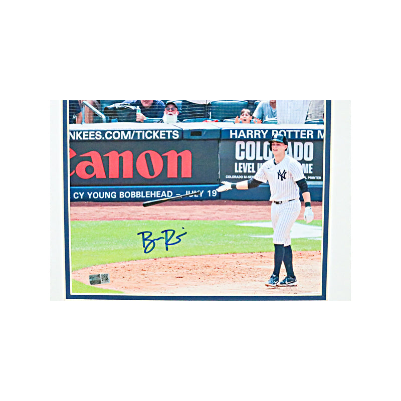 Ben Rice New York Yankees Framed Signed 3 HR Game 8x10 Photo