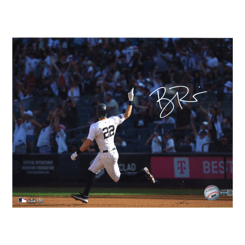 Ben Rice New York Yankees Signed Arm Up 11x14 Photo-Powers Sports Memorabilia