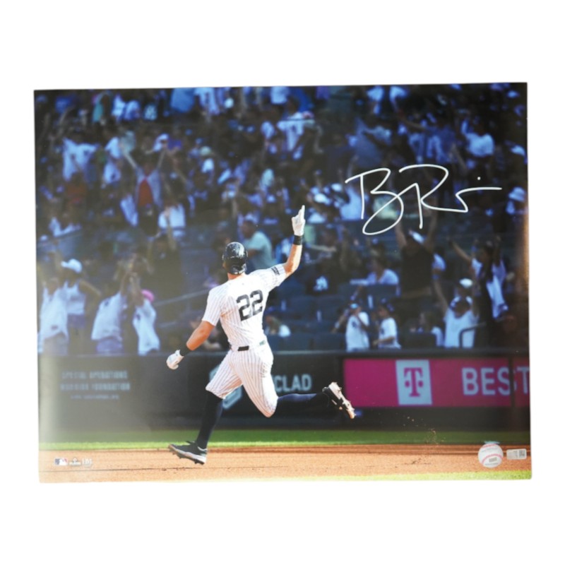 Ben Rice New York Yankees Signed Arm Up 16x20 Photo-Powers Sports Memorabilia