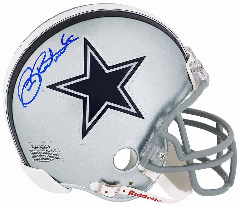 Golden Richards Autographed Dallas Cowboys Riddell (VSR4) Mini Helmet-Powers Sports Memorabilia