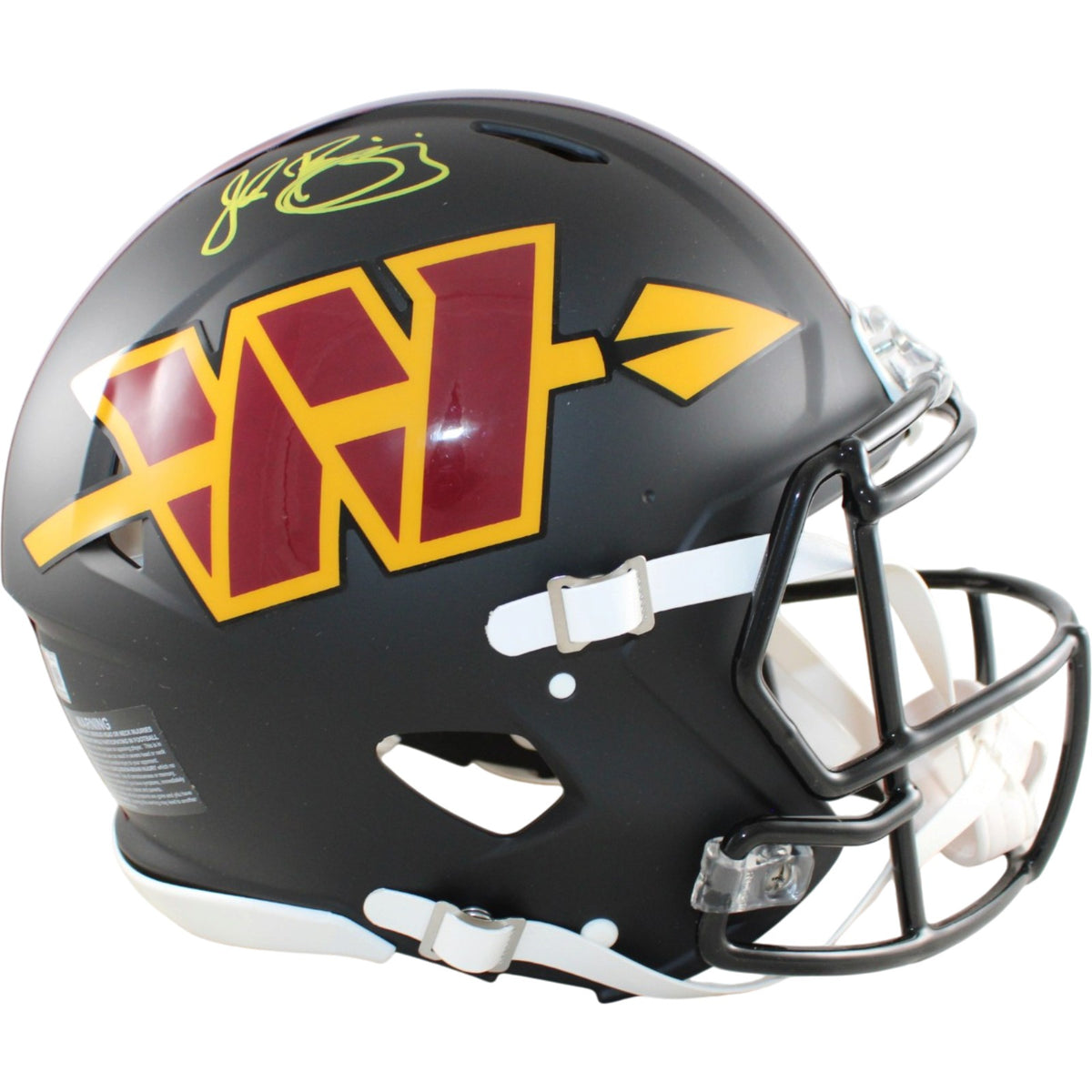 John Riggins Washington Commanders Pro Signed Helmet Beckett Witness 58660 Beckett-Powers Sports Memorabilia