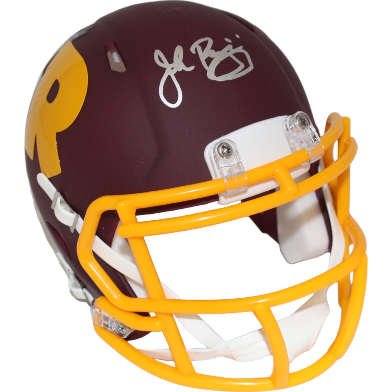 John Riggins Washington AMP Signed Mini Helmet – Beckett Authenticated-Powers Sports Memorabilia