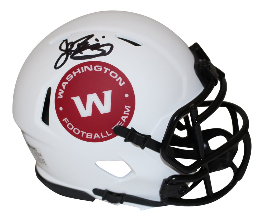 John Riggins Signed Washington Football Team Lunar Mini Helmet – Beckett Authenticated-Powers Sports Memorabilia