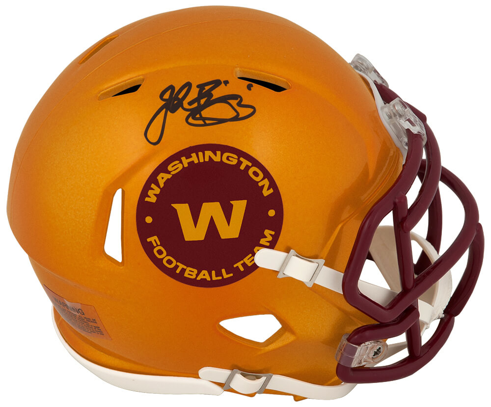John Riggins Autographed Washington Football Team FLASH Riddell Mini Helmet-Powers Sports Memorabilia