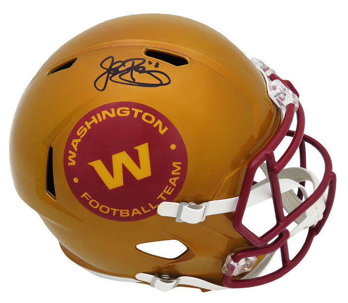 John Riggins Autographed Washington Football Team FLASH Riddell Full Size Speed Replica Helmet-Powers Sports Memorabilia