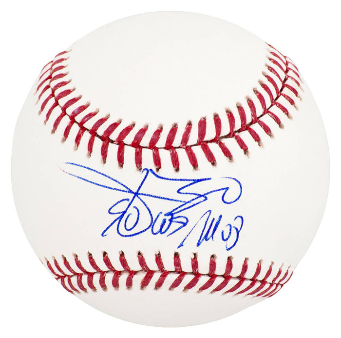 Jose Rijo Autographed Rawlings Official MLB Baseball with 90 WS MVP-Powers Sports Memorabilia