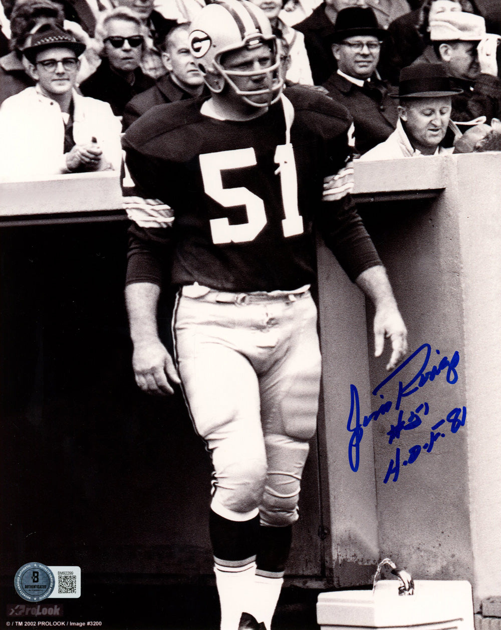Jim Ringo Green Bay Packers Signed 8x10 Photo - HOF Beckett Beckett - 47849-Powers Sports Memorabilia