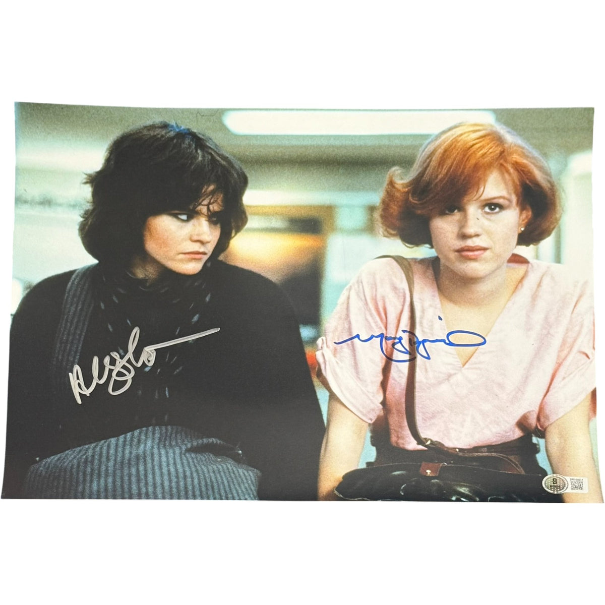 Ally Sheedy Ringwald The Breakfast Club Signed 11x14 Photo - Beckett Beckett-Powers Sports Memorabilia