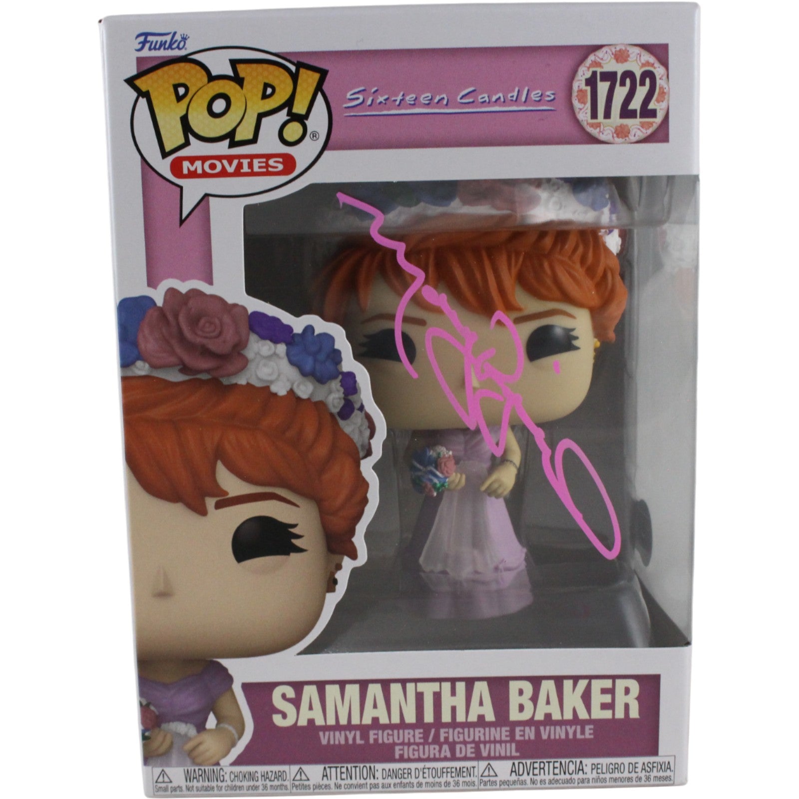 Molly Ringwald Sixteen Candles Signed Funko Pop - Funko Pop! #1722 Samantha Beckett Beckett-Powers Sports Memorabilia