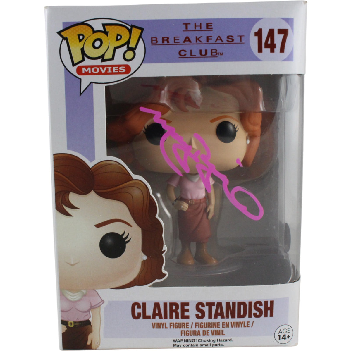 Molly Ringwald The Breakfast Club Signed Funko Pop - Funko Pop! #147 Claire Beckett Beckett-Powers Sports Memorabilia