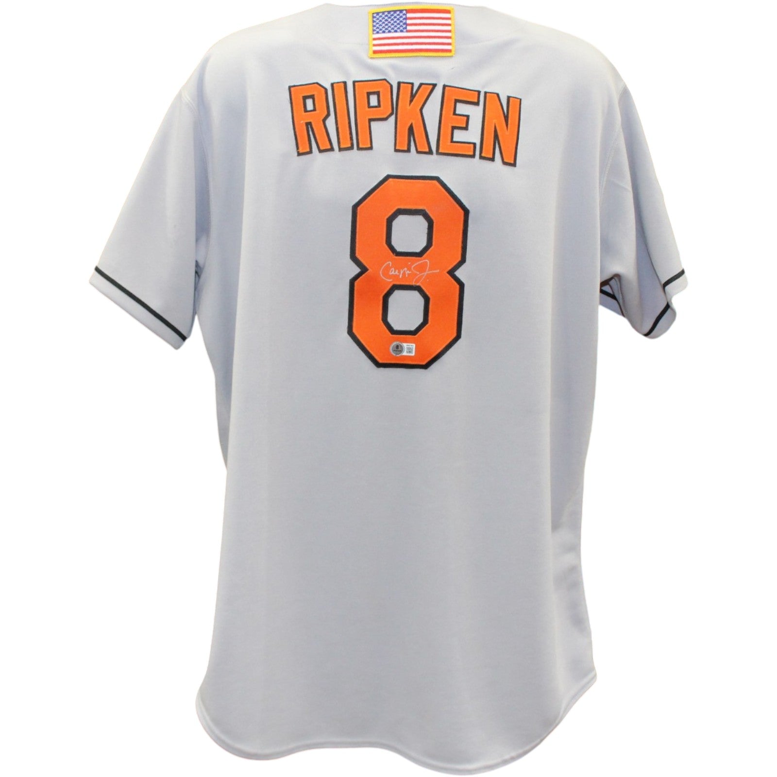 Cal Ripken Jr Baltimore Orioles Signed Jersey - Grey Players Choice L Beckett-Powers Sports Memorabilia