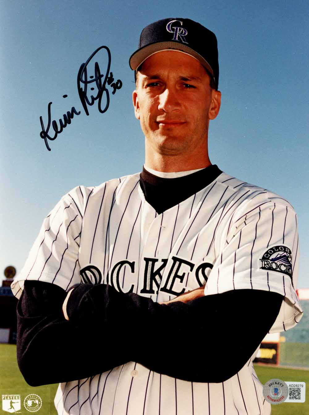 Kevin Ritz Colorado Rockies Signed 8x10 Photo - Beckett Beckett - 50552-Powers Sports Memorabilia