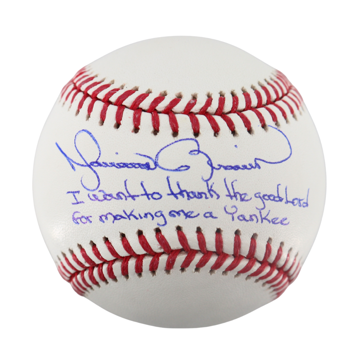 Mariano Rivera New York Yankees Signed Thank The Good Lord OMLB Baseball-Powers Sports Memorabilia