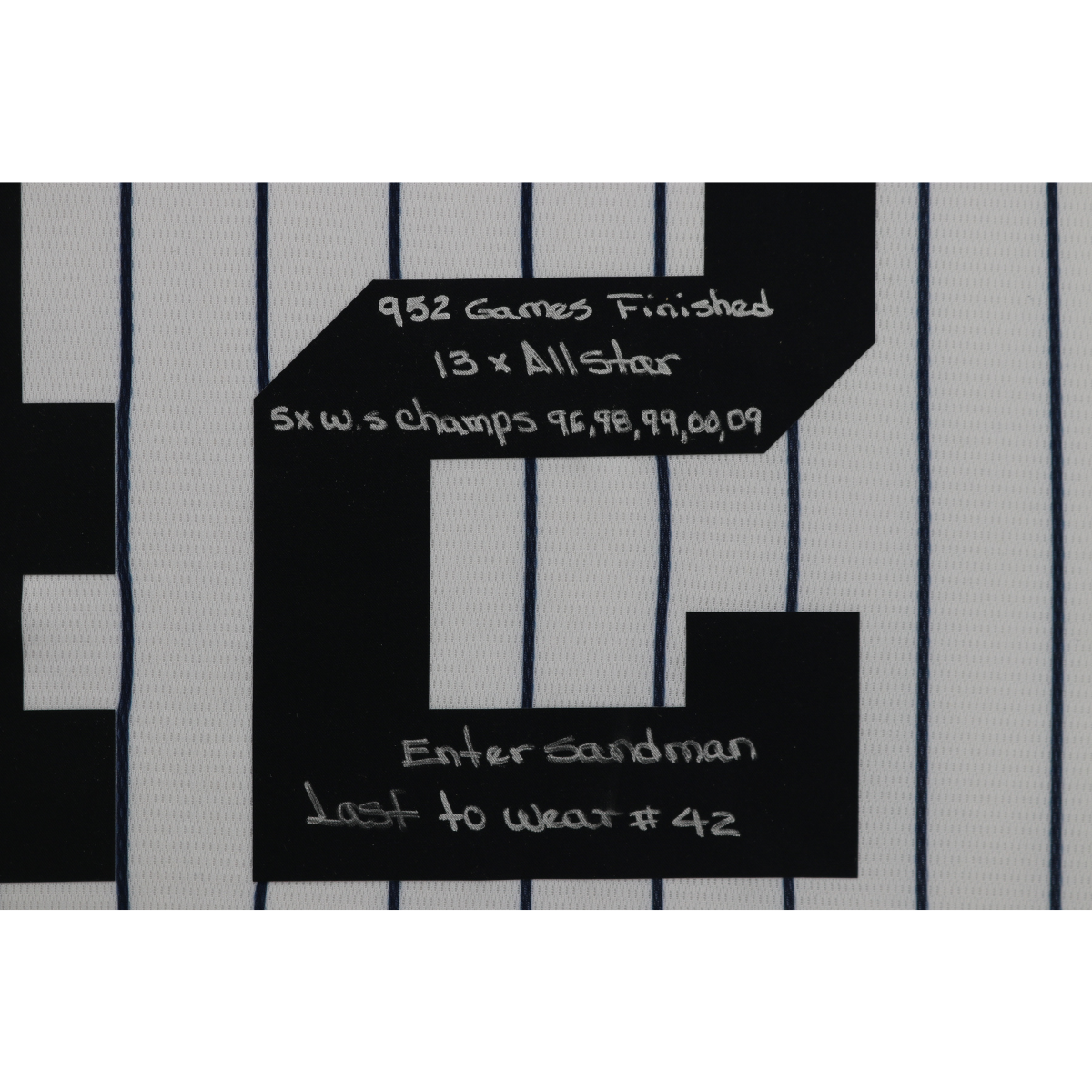 Mariano Rivera New York Yankees Elite Framed Signed 11 Inscription Jersey-Powers Sports Memorabilia