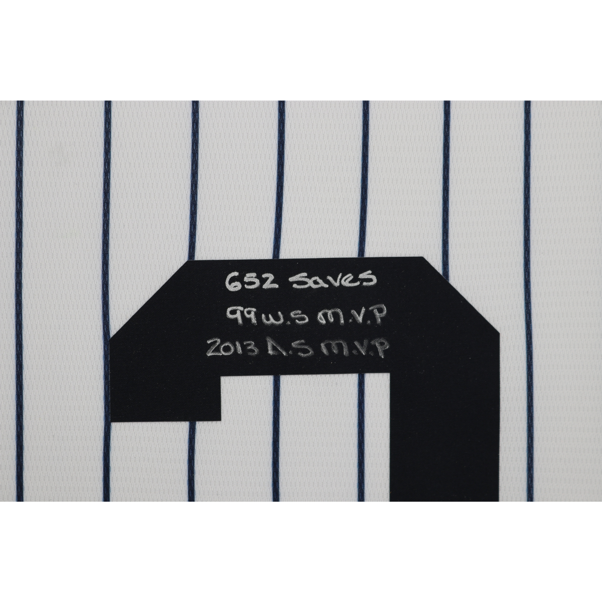 Mariano Rivera New York Yankees Elite Framed Signed 11 Inscription Jersey-Powers Sports Memorabilia