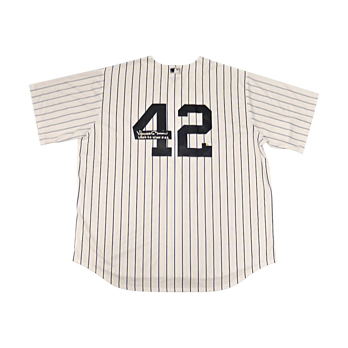 Mariano Rivera New York Yankees Signed Inscribed "Last To Wear #42" Nike Replica Jersey-Powers Sports Memorabilia
