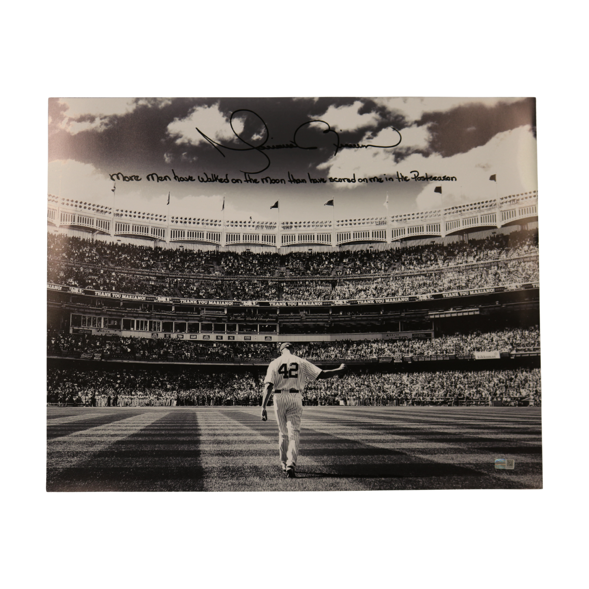 Mariano Rivera New York Yankees Signed Inscribed 16x20 Photo-Powers Sports Memorabilia