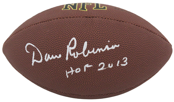 Dave Robinson Autographed Wilson Super Grip F/S NFL Football with HOF 2013-Powers Sports Memorabilia