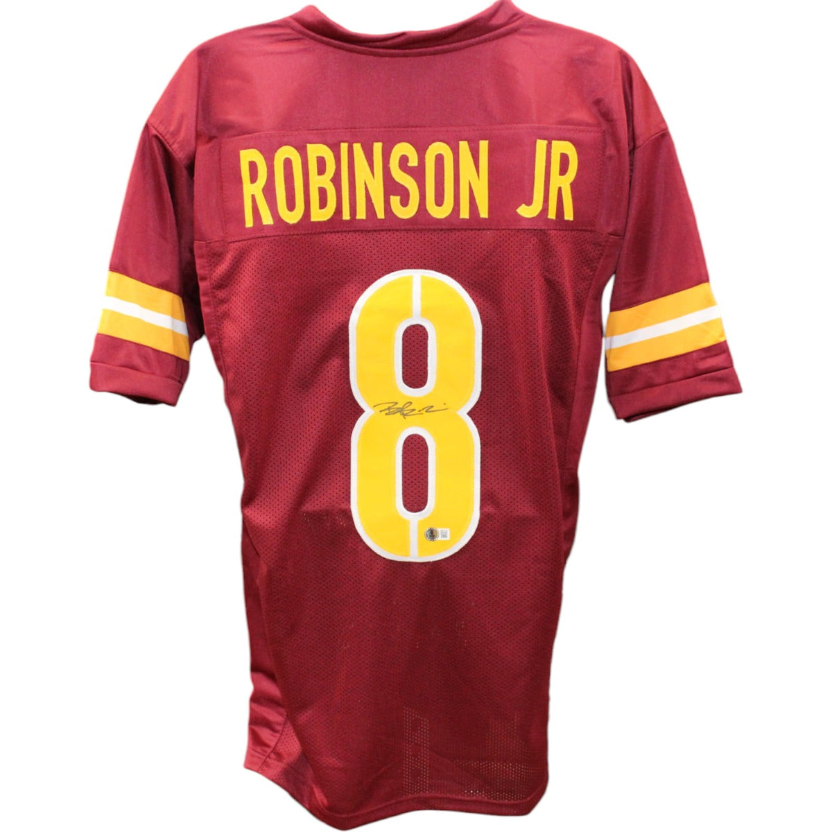 Brian Robinson Signed Pro Style Red Jersey – Beckett Authenticated-Powers Sports Memorabilia