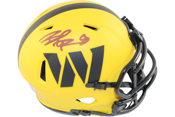 Brian Robinson Jr Signed Washington Commanders Rave Mini Helmet – Beckett Authenticated-Powers Sports Memorabilia