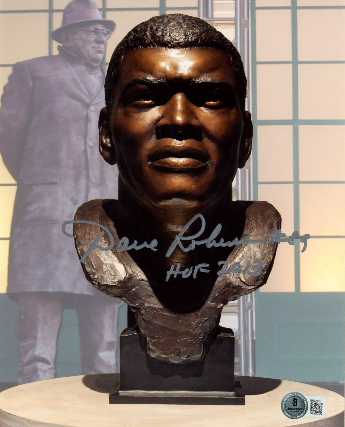 Dave Robinson Green Bay Packers Signed 8x10 Photo - Beckett Beckett - 59471-Powers Sports Memorabilia
