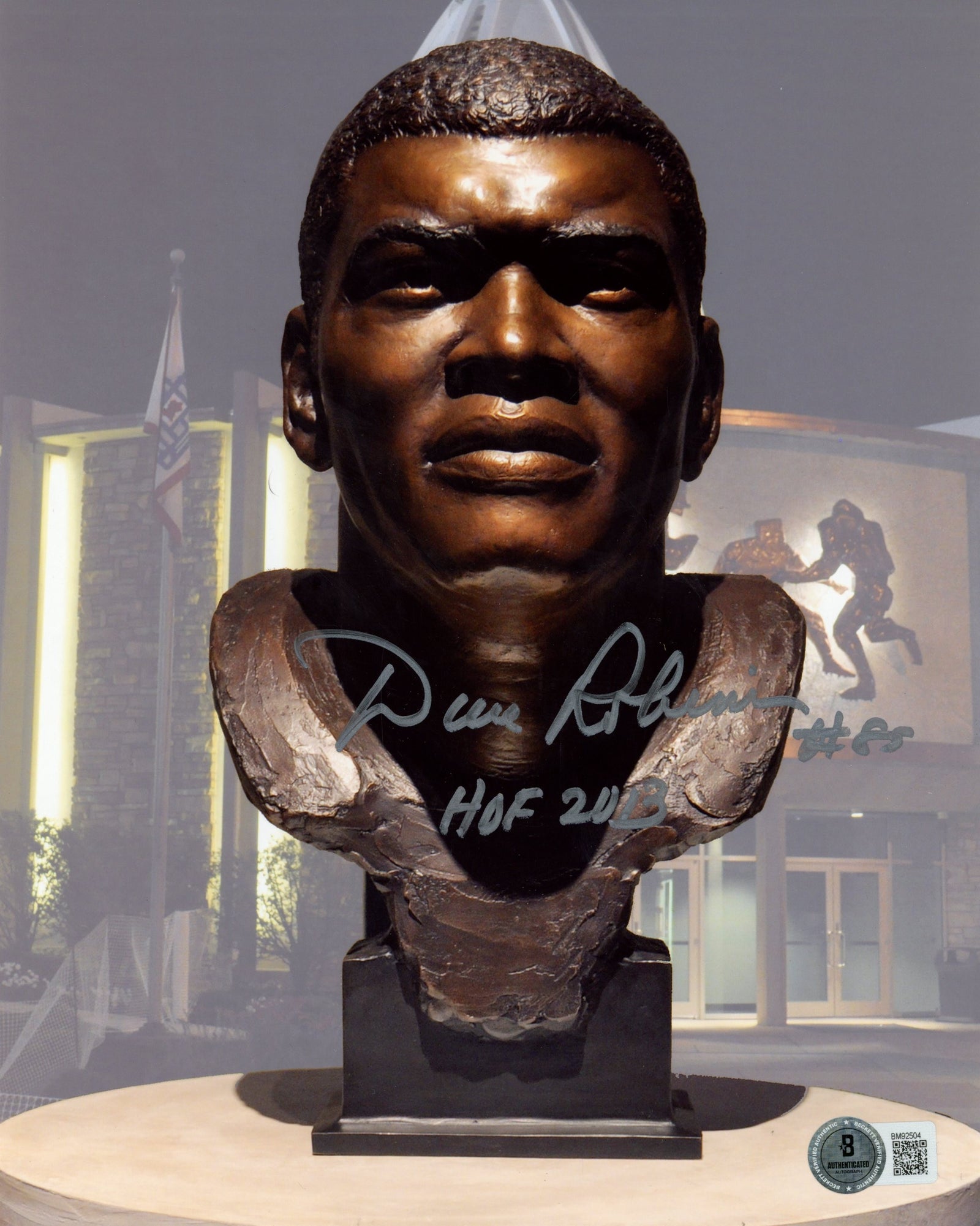 Dave Robinson Green Bay Packers Signed 8x10 Photo SKU 59474-Powers Sports Memorabilia