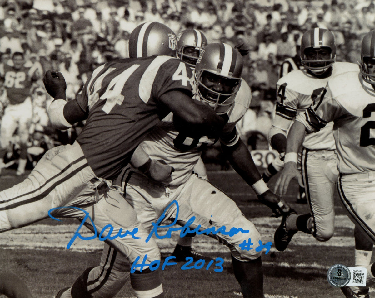 Dave Robinson Green Bay Packers Signed 8x10 Photo SKU 59475-Powers Sports Memorabilia