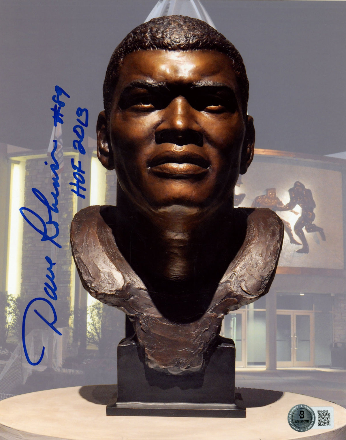 Dave Robinson Green Bay Packers Signed 8x10 Photo SKU 59491-Powers Sports Memorabilia