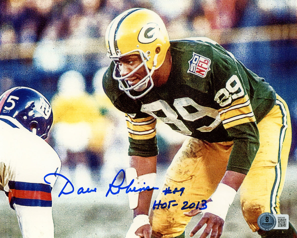Dave Robinson Green Bay Packers Signed 8x10 Photo SKU 59497-Powers Sports Memorabilia