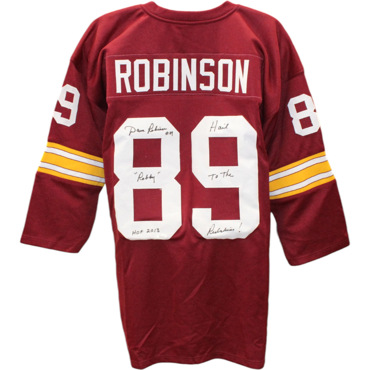 Dave Robinson Washington Redskins Signed Jersey - Custom Maroon XL 3 Insc JSA JSA-Powers Sports Memorabilia