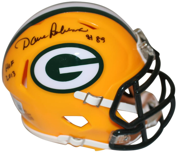 Dave Robinson Signed Green Bay Packers Speed Mini Helmet – Beckett Authenticated-Powers Sports Memorabilia