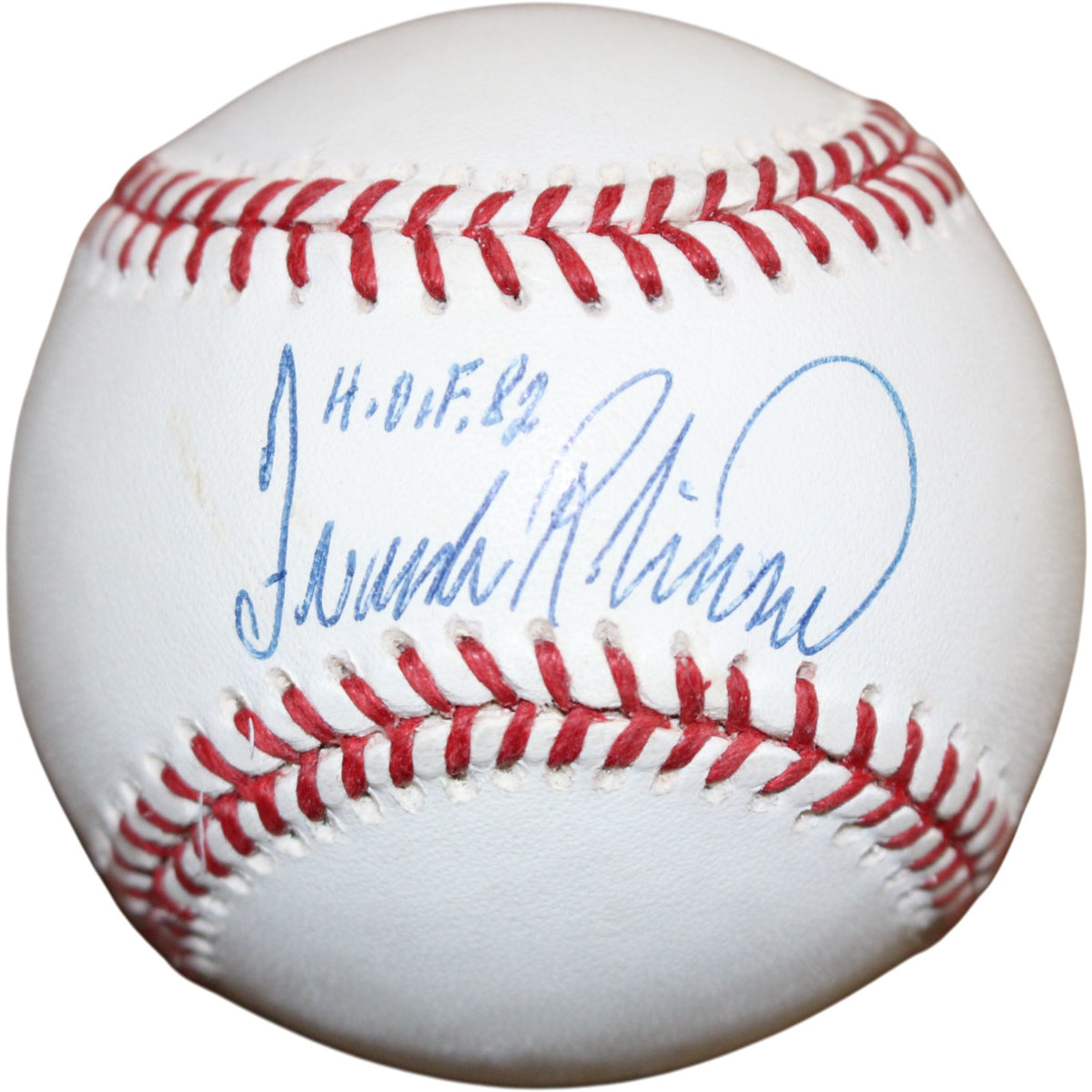 Frank Robinson Baltimore Orioles Signed Baseball - OML Baseball HOF Beckett Beckett-Powers Sports Memorabilia
