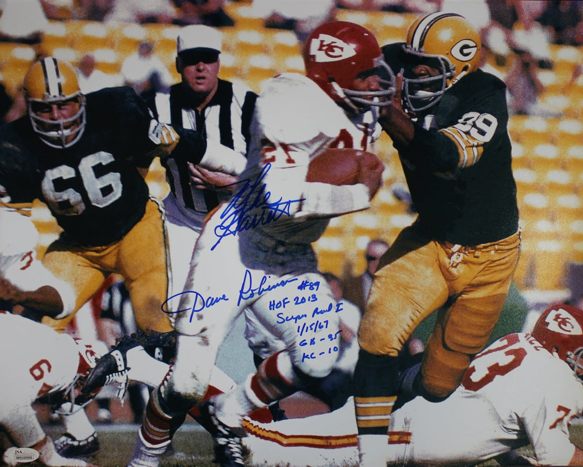 Dave Robinson & Mike Garrett Signed 16x20 Photo Super Bowl 1 JSA-Powers Sports Memorabilia