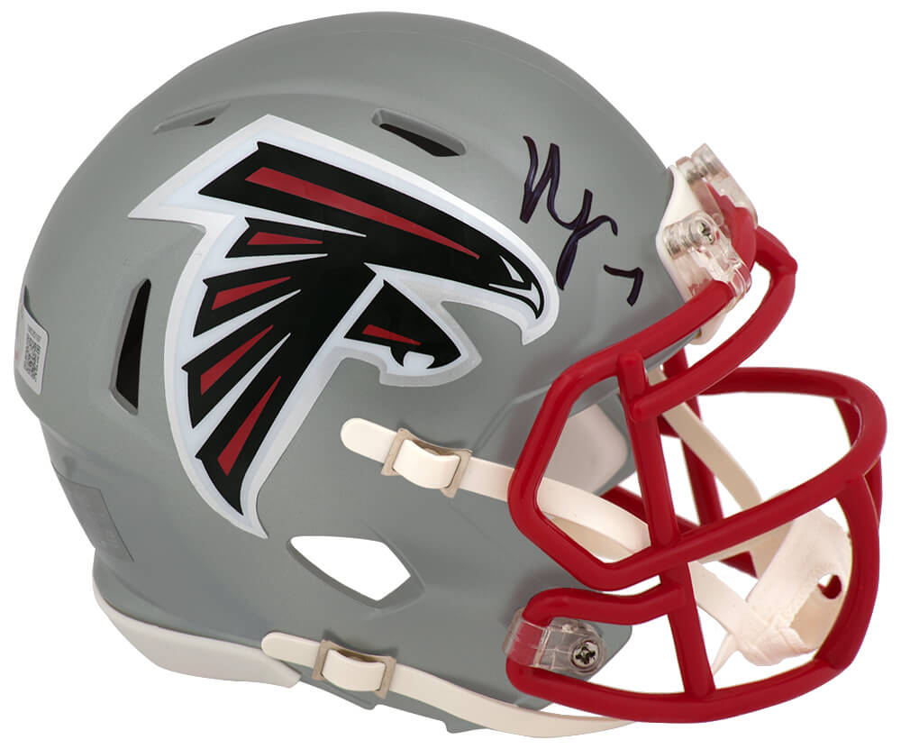 Bijan Robinson Atlanta Falcons Autographed Riddell Mini Helmet Beckett