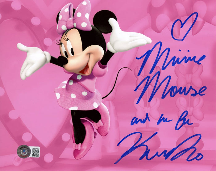 Kaitlyn Robrock Signed Minnie Mouse 8x10 Photo The Voice Of – Beckett Authenticated-Powers Sports Memorabilia