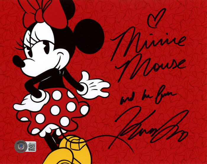 Kaitlyn Robrock Signed Minnie Mouse 8x10 Photo The Voice Of – Red – Beckett Authenticated-Powers Sports Memorabilia