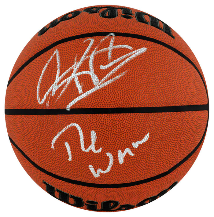 Dennis Rodman Autographed Wilson Indoor/Outdoor NBA Basketball with The Worm-Powers Sports Memorabilia