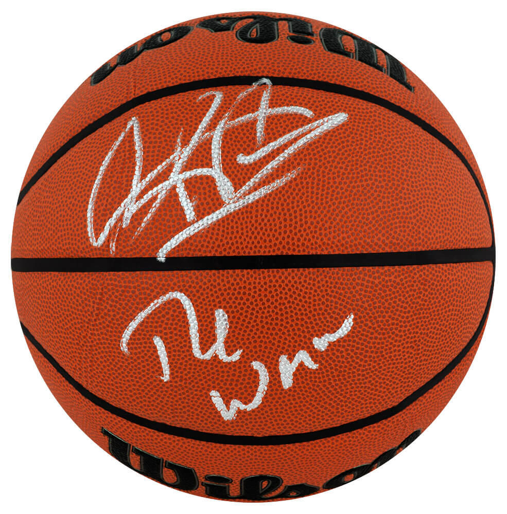 Dennis Rodman Autographed Wilson Indoor/Outdoor NBA Basketball with The Worm-Powers Sports Memorabilia