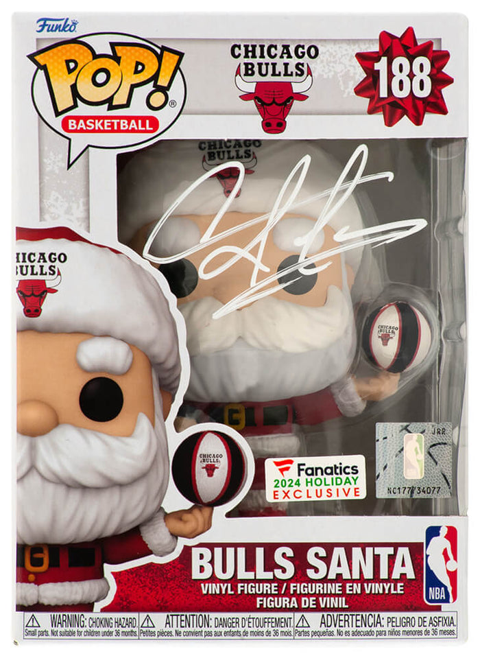 Dennis Rodman Autographed Chicago Bulls 'SANTA' Funko Pop Doll #188-Powers Sports Memorabilia