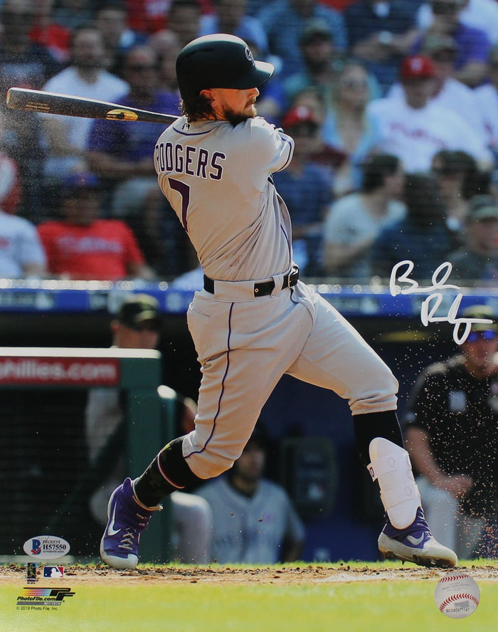 Brendan Rodgers Signed Colorado Rockies 11x14 Photo – Super Bowl – Beckett Authenticated-Powers Sports Memorabilia