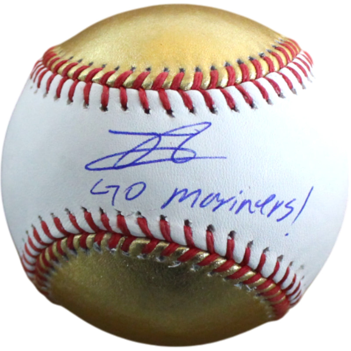 Julio Rodriguez Seattle Mariners Signed Baseball - OML Gold Baseball Insc Fanatics-Powers Sports Memorabilia