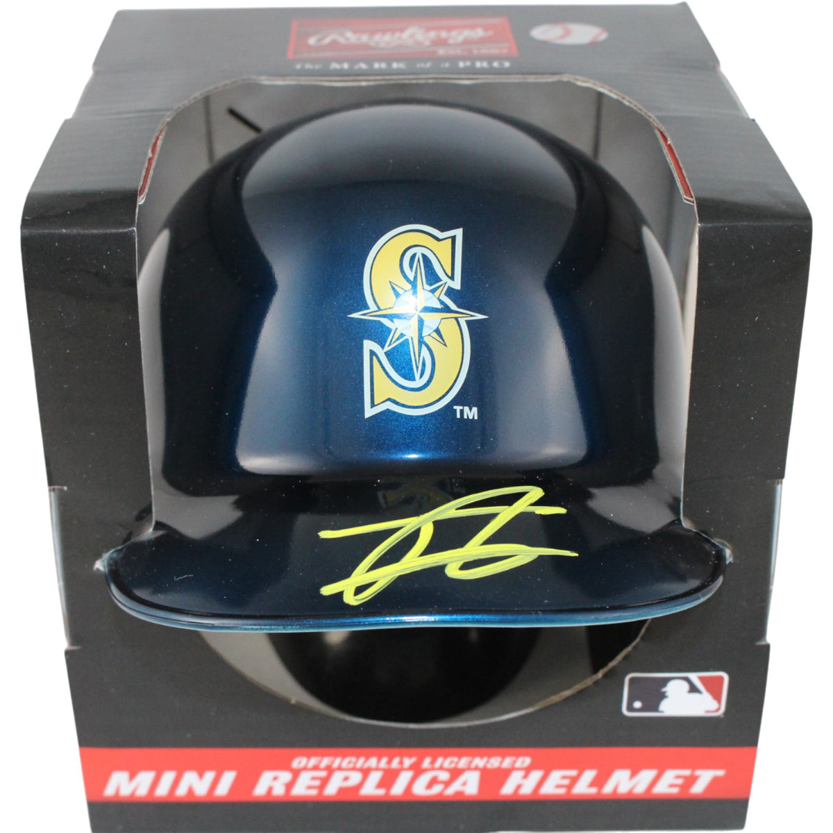 Julio Rodriguez Seattle Mariners Signed Mini Helmet - Rawlings Fanatics - 53696-Powers Sports Memorabilia