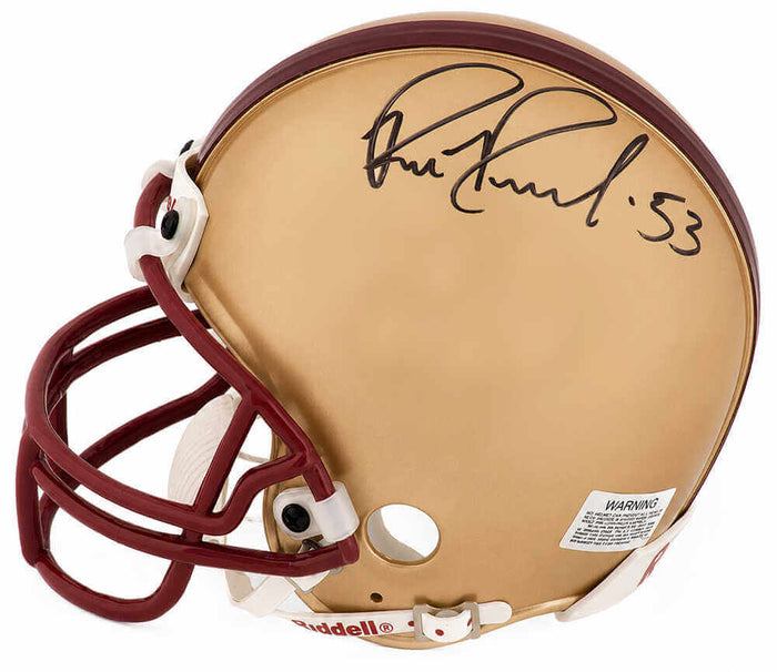 Bill Romanowski Autographed Boston College Eagles Riddell (VSR4) Mini Helmet-Powers Sports Memorabilia