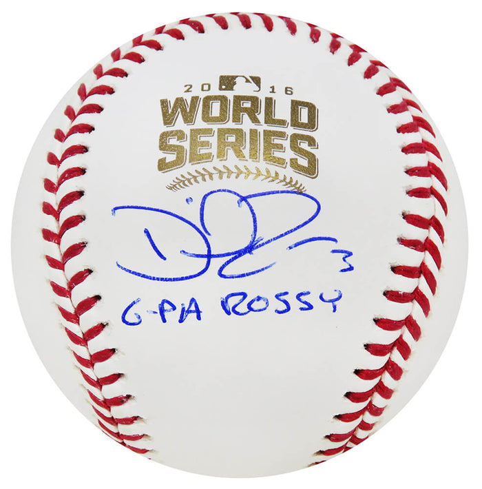 David Ross Autographed Rawlings Official 2016 World Series MLB Baseball with G-Pa Rossy-Powers Sports Memorabilia