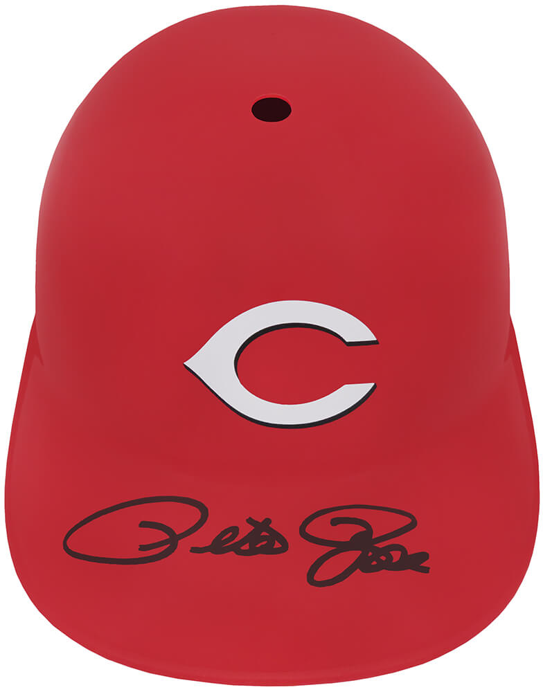 Pete Rose Autographed Cincinnati Reds Souvenir Replica Batting Helmet-Powers Sports Memorabilia